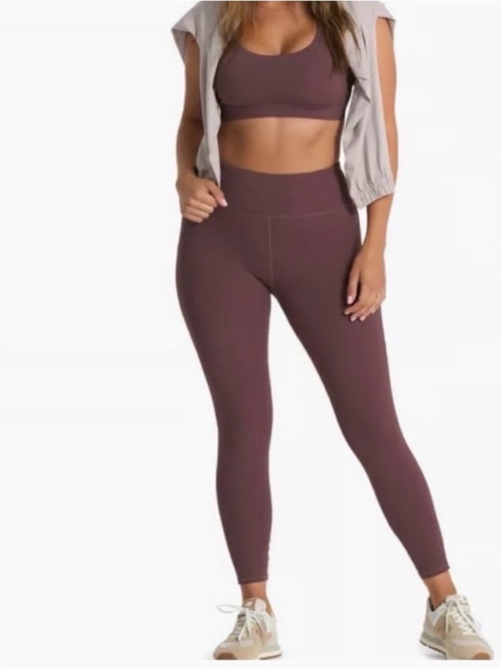Vuori Stride Leggings in chestnut brown - women’s large